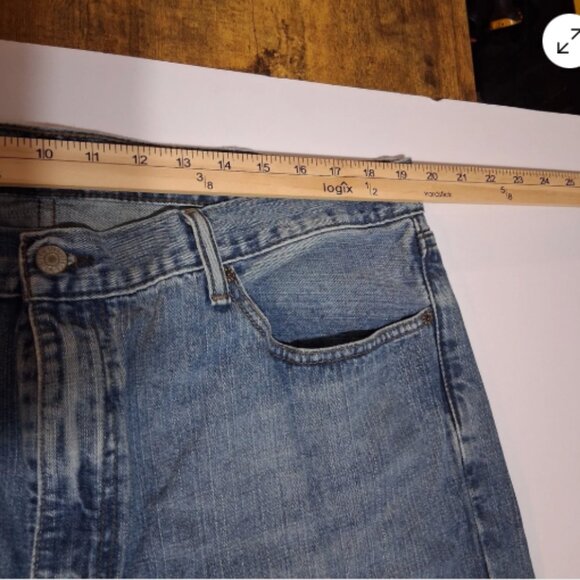 Levi's 559 Relaxed Straight Jeans Mens W40 L30 Blue Denim 5 Rivet Pre-Owned A5 - Picture 3 of 13